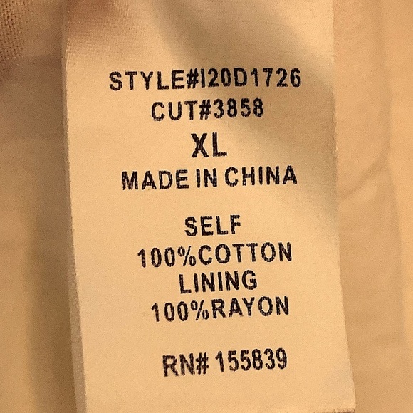 OLIA Ivory Cotton Gauze Backless Dress Size XL - Picture 13 of 14